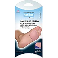 almohadilla de fieltro para planta del pie con adhesivo hipoalérgico.(50x9.5) cm Recortable según la necesidad. Inluye…
